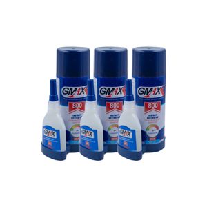 چسب 123 جی مکس مدل b 123 400 حجم 400 میلی لیتر مجموعه سه عددی